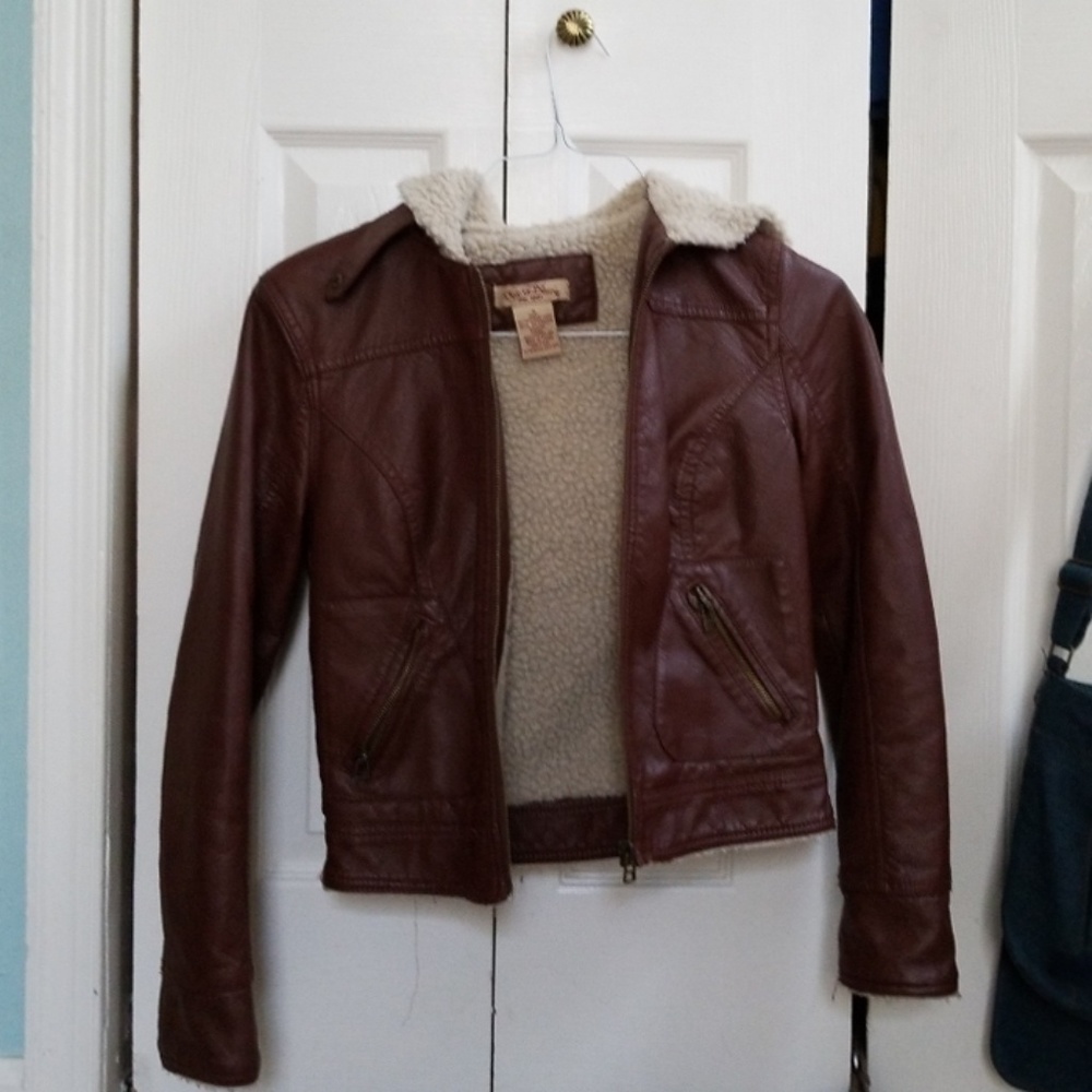 Leather jacket